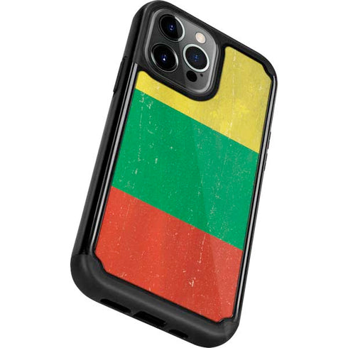 Lithuania Flag Distressed iPhone 13 Pro Cargo Case